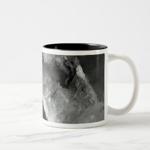 Head of a Dog with Short Ears, 1879 Two-Tone Coffee Mug