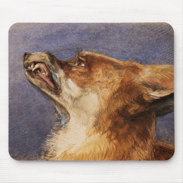 Head of a Fox Mouse Pad (Front)
