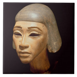 Head of a Harpist, from Tell El-Amarna, c.1370-136 Tile