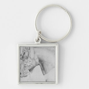 Head of a horse, from the The Vallardi Album Keychain