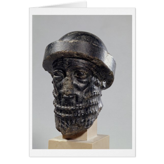 Head of a king, possibly Hammurabi, king of Babylo (Front)