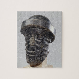 Head of a king, possibly Hammurabi, king of Babylo Jigsaw Puzzle