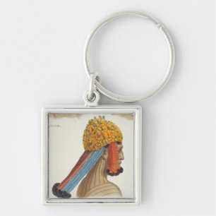 Head of a man from the Mundrucu tribe, from 'Trave Keychain