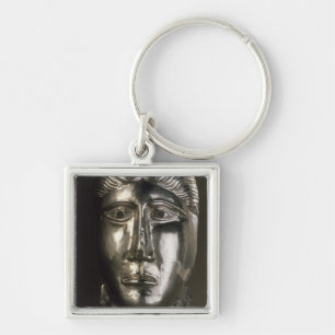 Head of a man, Gallo-Roman, 2nd-3rd century AD (si Keychain