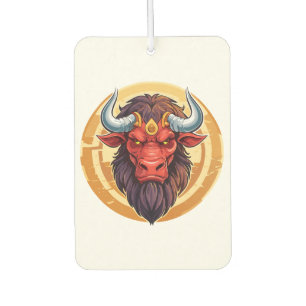 Head of a minotaur from greek mythology air freshener