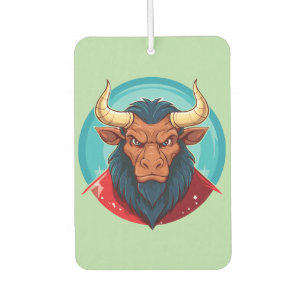Head of a minotaur from greek mythology air freshener