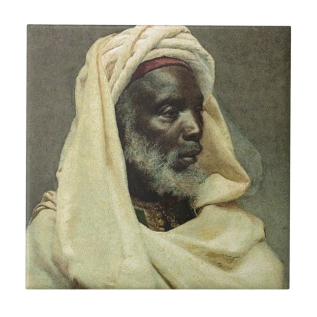 Head of a Moor Tile (Front)