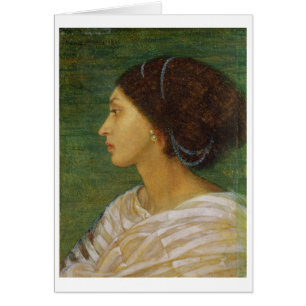 Head of a Mulatto Woman, 1861 (oil on paper laid o