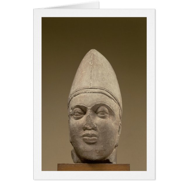 Head of a Scythian, red sandstone, 3rd century AD (Front)