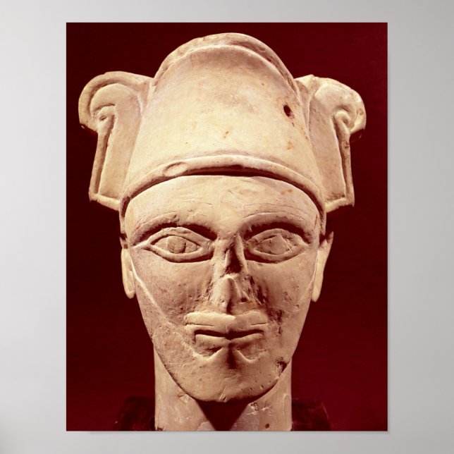 Head of a Semite chief with Egyptian influence Poster (Front)