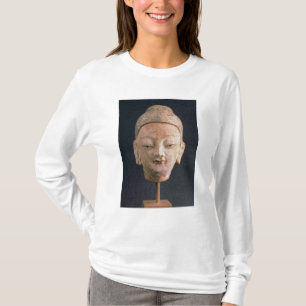 Head of a statue of Buddha, from Bezeklik T-Shirt