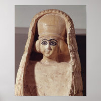 Head of a statue of Ishtar, wearing a