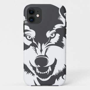 Head of a Wolf iPhone 11 Case