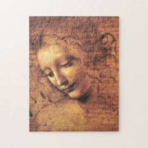 Head of a Woman La Scapigliata Leonardo Da Vinci Jigsaw Puzzle