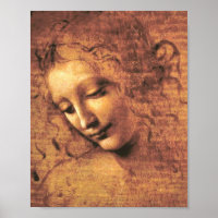 Head of a Woman La Scapigliata Leonardo Da Vinci
