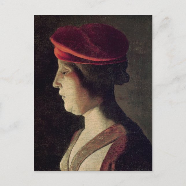 Head of a Woman Postcard (Front)