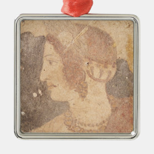 Head of a Young Woman, Velia Metal Ornament