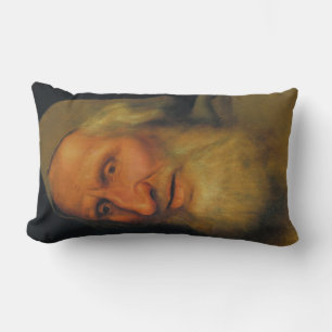 Head of an Old Man (by Quentin Metsys) Lumbar Pillow