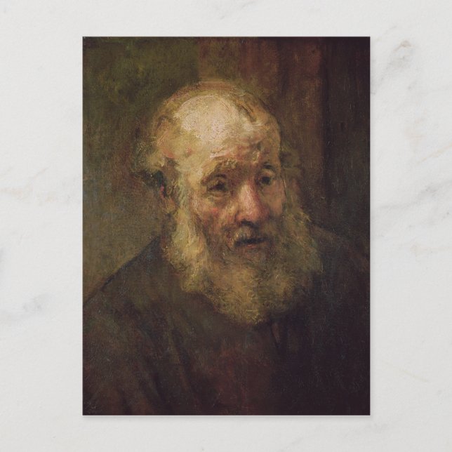 Head of an Old Man, c.1650 Postcard (Front)