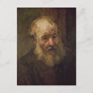 Head of an Old Man, c.1650 Postcard