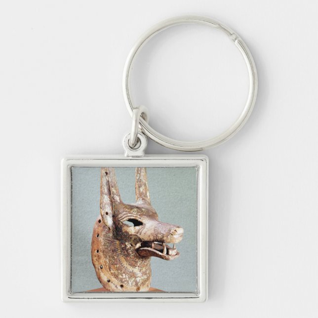 Head of Anubis, with a hinged jaw Keychain (Front)