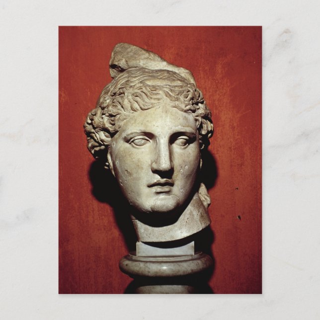 Head of Apollo from Ephesus Postcard (Front)