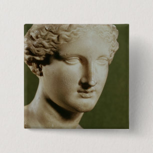 Head of Artemis 2 Inch Square Button