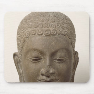 Head of Buddha, from Vat Romlok Mouse Pad