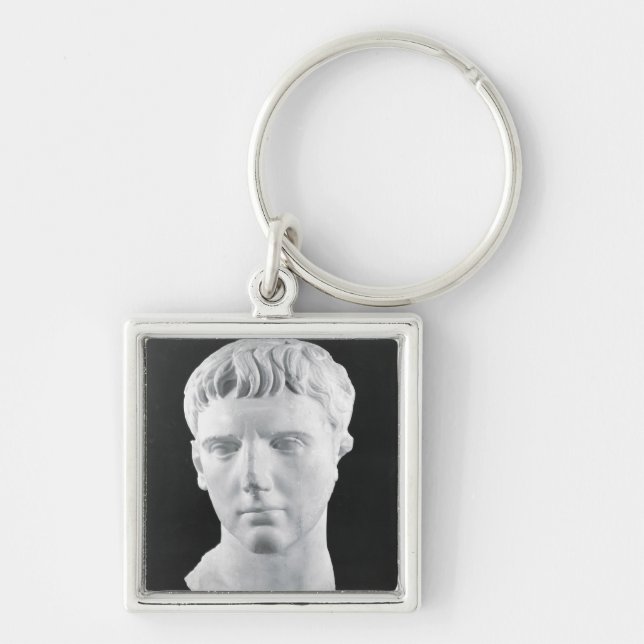 Head of Caesar Augustus Keychain (Front)