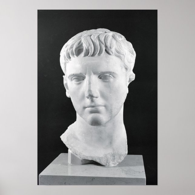 Head of Caesar Augustus Poster (Front)