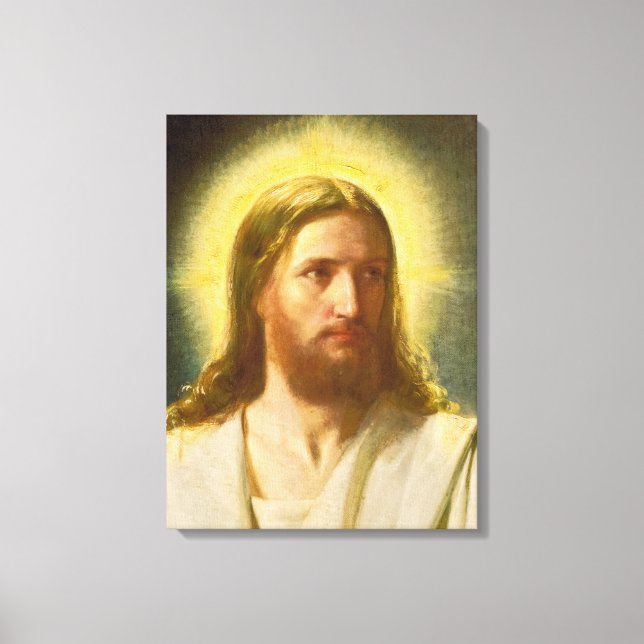Head of Christ by Carl Heinrich Bloch Canvas Print (Front)