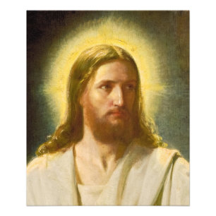 Head of Christ by Carl Heinrich Bloch Photo Print