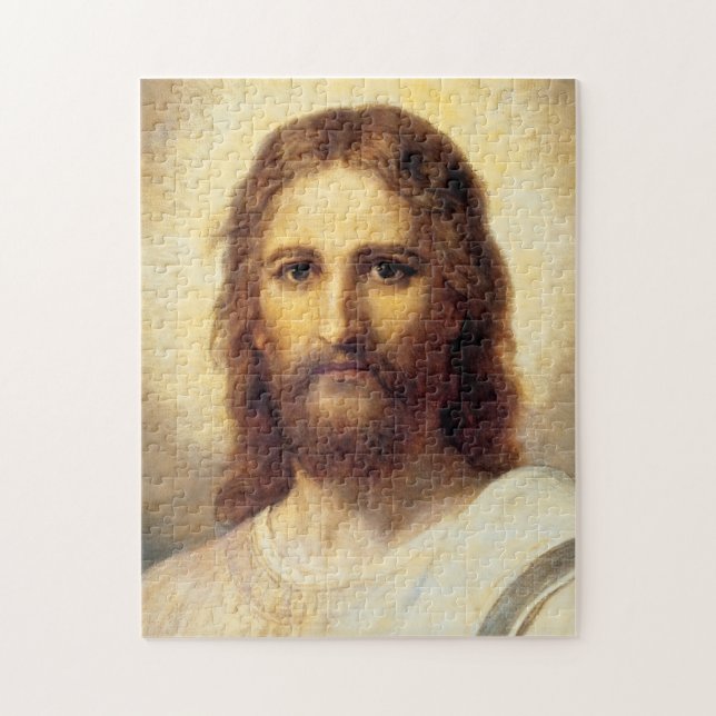Head of Christ by Heinrich Hofmann Jigsaw Puzzle (Vertical)