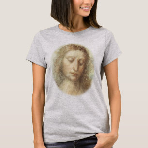 Head of Christ by Leonardo daVinci T-Shirt
