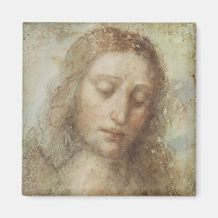 Head of Christ (Christianity) (Leonardo da Vinci) Magnet