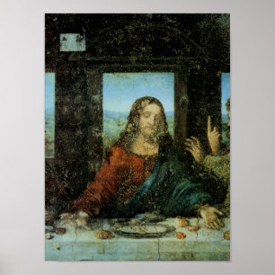 Head of Christ from The Last Supper Poster