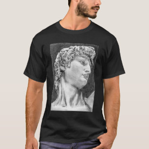 Head of David by Michelangelo Work T-Shirt