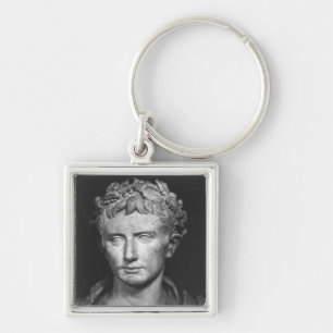 Head of Emperor Augustus Keychain
