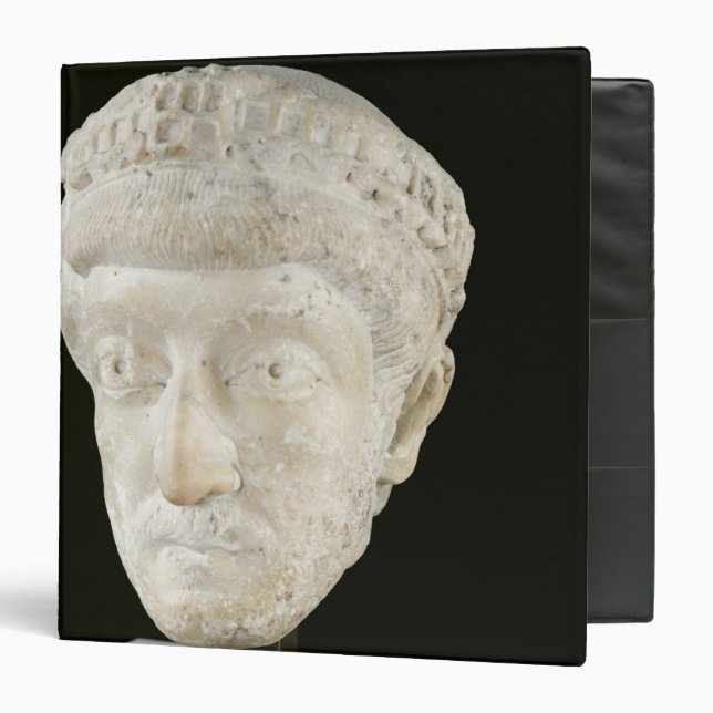 Head of Emperor Theodosius II Binder (Front/Inside)