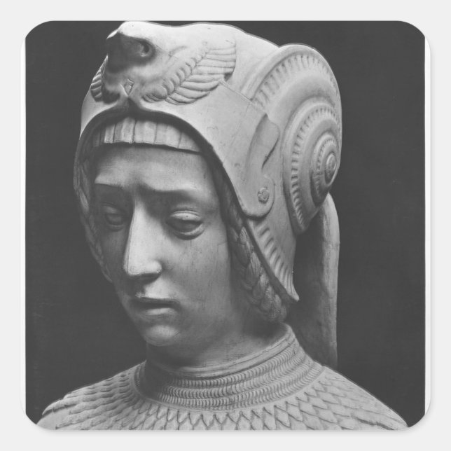 Head of Fortitude Square Sticker (Front)