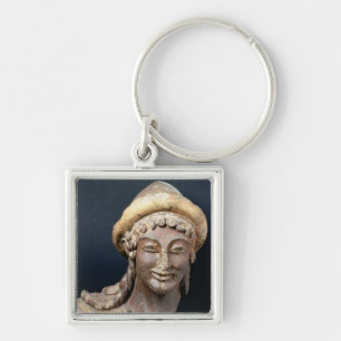 Head of Hermes wearing a pilos Keychain