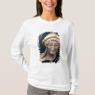 Head of Hermes wearing a pilos T-Shirt