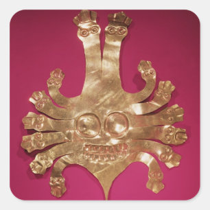 Head of Medusa, from Peru Square Sticker