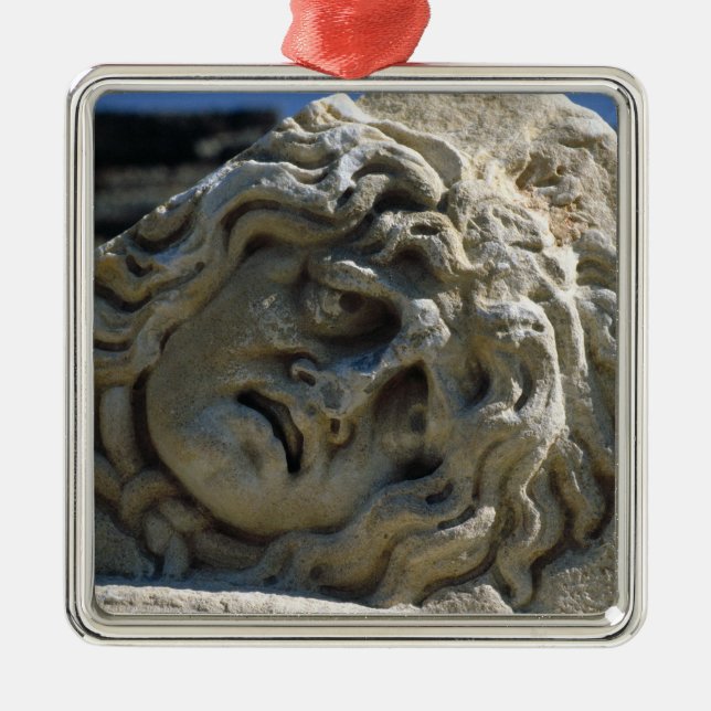 Head of Medusa Metal Ornament (Front)