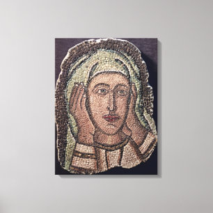 Head of one of the Holy Women, from Turkey Canvas Print