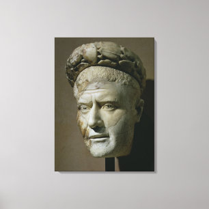 Head of Philip the Arab, Roman Emperor (244-249) ( Canvas Print