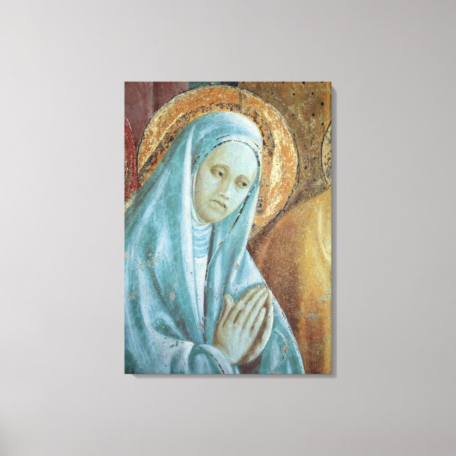 Head of Saint Anne from the Presentation of Canvas Print (Front)