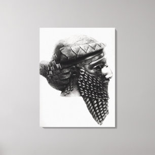Head of Sargon I 2400-2200 BC Canvas Print