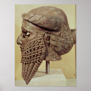 Head of Sargon I 2400-2200 BC Poster