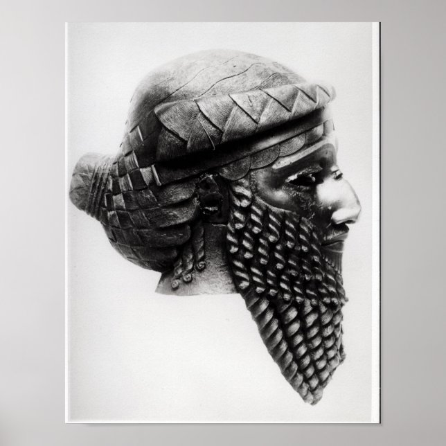 Head of Sargon I  2400-2200 BC Poster (Front)